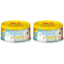 DMR Home Me-O Delite Yavru Kedi Keçi Sütü ile Ton Balığı Püresi Konserve, 80 gr (2 Paketi)