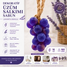 Dermaun Dekoratif Üzüm Salkımı Lavanta Sabunu 160 gr
