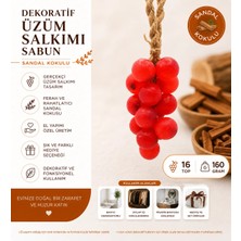 Dermaun Dekoratif Üzüm Salkımı Sabun Sandal  160 Gram