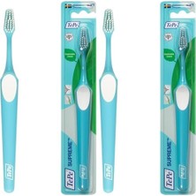 DMR Home Supreme Diş Fırçası, Yumuşak Kıl Diş Fırçası, Hassas Diş ve Diş Eti Bakımı Için Konik Fırça Başlığı, Yetişkin, 1 Paket (2 Paketi)