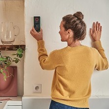 DMR Home & Truvo Duvar Dedektörü (Tek Tuşla Kolay Kullanım, Metallerin ve Akım Geçen Kabloların Tespiti, Duvarda 70MM'YE Kadar Çalışma Maesafesi, Geri Dönüştürülmüş Malzemeden Katon Kutu)