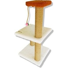 DMR Home Iki Katlı Yavru Beyaz Kedi Tırmalama Tahtası