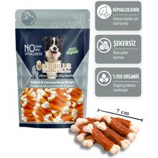 Nobilus Tavşan ve Kalsiyum Kemik Sargılı Köpek Ödül Maması 80 gr
