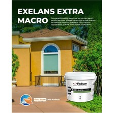 Polisan Exelans Macro Dış Cephe Beyaz Silikonlu Hidron Kendi Kendini Yıkar 2,5 L