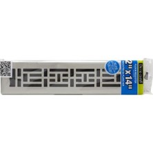 DMR Home AJH214-NKL Oryantal Zemin Kaydı, 5X35 Cm, Fırçalanmış Nikel