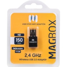 DMR Home Mini USB Stick Wifi Adaptör, 7601 Chipset, 2.4ghz, 150 Mbps, Hd Uydu Alıcı Uyumlu USB Stick Wifi Adaptör, 802.11N, Magbox