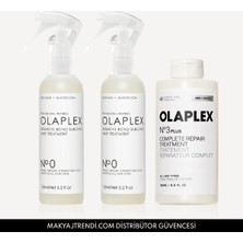 OLAPLEX Rebuild Damaged Hair Kit - Saçtaki Hasarı Onaran & Bağ Güçlendirici Üçlü Bakım Seti