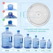 DMR Home Mjıya 2,5 Litre Su Sebili, Dağıtıcı De Agua Para Botellon, Evrensel Su Şişesi Pompası, Şalterli ve Usb, Kamp, Mutfak, Atölye, Garaj Için (Beyaz)