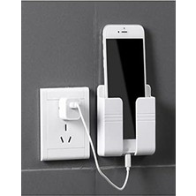 DMR Home Duvara Monte Edilen Telefon ve Kumanda Standı Plastik Organizer