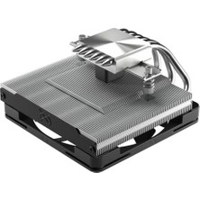 DMR Home Scythe Big Shuriken 4 Low Profile Cpu Cooler, 120MM Slim Fan, Intel & Amd Uyumlu, Sessiz Işlemci Soğutucu - Siyah