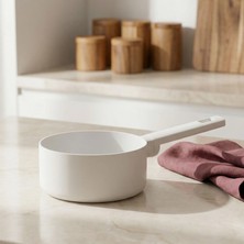 Acar Ultimate Pro Sos Tava 16 cm Krem Renkli Seramik Kaplama Yapışmaz Yüzey