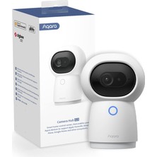 DMR Home Hub G3 Kamera, Aı Destekli Güvenlik Kamerası, Yüz ve Hareket Tanıma, Ev Kamerası, 360° Görüş Açısı, 2k Yüksek Çözünürlük, Homekit Alexa Asistan Ifttt Uyumlu, Beyaz