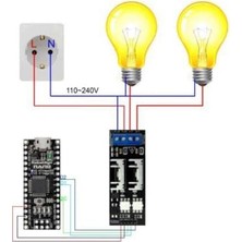 DMR Home Ac Işık Dimeri Modülü, 2 Kanal, 3.3V/5V Mantık, Ac 50/60hz, 220V