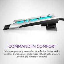 DMR Home Alienware Yeni Düşük Profilli Rgb Oyun Klavyesi AW510K Işık, Anahtar Başına Alienfx Rgb Aydınlatma, Medya Kontrolleri ve USB Geçişi, Cherry Mx Düşük Profilli Kırmızı Anahtarlar, Ay Işığı