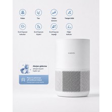 Xiaomi Akıllı Hava Temizleme Ses Kontrollü Compact Tasarim 48 M2 Etki Alanı Gözle Görülen Sonuçlar Alerjen Karşıtı