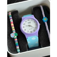 Q&Q Bileklikli Çocuk Kol Saati 34MM 10ATM V06A-012VY