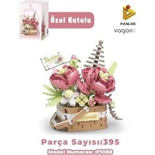 DMR Home Panlos Boutıque Serisi Mini Çiçek Buketi 395 Parça Oyuncak Yapım Seti -FFP1088