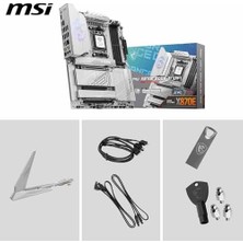 DMR Home Msı Mpg X870E Edge Tı Wıfı Am5 Ddr5 8400MHZ(OC) Usb4 4x M.2 HDMI 5g Lan Wıfı 7 Rgb Atx