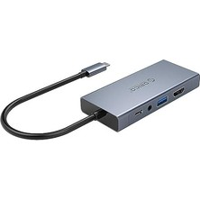 DMR Home Type-C To USB 3.0 HDMI VGA Aux Pd Çoklayıcı Dönüştürücü Hub
