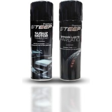 Steep Susuz Motor Temizleyici Seramik Lastik Parlatıcı 500 ml 2'li Set