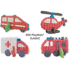 DMR Home Playmais Eğlenceli Firitruck Play Playmetruck Seti 3 Yıl Içinden I Eğitici Oyuncak I 500'DEN Fazla, 4 Şablonlar ve Talimatlar I Doğal Oyuncakla, Yaratıcılık ve Ince Motor Becerilerini Teşvik Etti