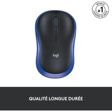DMR Home M185 Kablosuz Fare, Nano USB Alıcı Üzerinden 2,4 Ghz Bağlantı, 1000 Dpı Optik Sensör, 12 Ay Pil Ömrü, Sol ve Sağ Elini Kullananlar Için, Pc/mac - Mavi