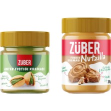 Züber Nutzilla Fındık Kreması 315G x 1 Adet (Yeni) + Antep Fıstığı Kreması 200G x 1 Adet