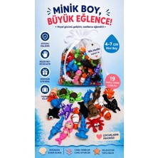 WLS Studio Mini Deniz Canlıları | Organik Oyuncaklar – Kendin Seç 19 Adet Mini 3D Hayvan Figür Paketi – Hareketli & Eğitici