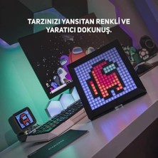 DMR Home Ditoo Pro Mavi Bluetooth Hoparlör ve Pixoo LED Ekran Seti