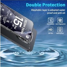 DMR Home - 15 Pro 5g ile Uyumlu Ekran Koruyucu Kırılmaz Cam 9h Temperli Ekran Camı Şeffaf