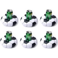 DMR Home Futbol Topu Desenli Şişme Havuz Deniz Bardak Tutucu Float Bar 6 Adet