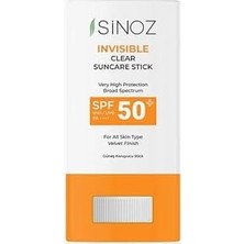 DMR Home Sinoz Nemlendirici Şeffaf Stick Güneş Kremi SPF50+ 15 gr