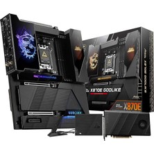 DMR Home Msı MB Meg X870E Godlıke Am5 Ddr5 9000MHZ(OC) Usb4 7x M.2 2x Dp 1X10G, 1x 5g Lan Wıfı 7 Rgb Atx