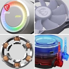 DMR Home Msı Mag Coreliquid E360 360MM Beyaz Işlemci Sıvı Soğutucu