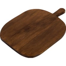 Cora Home Terra Büyük Sunum Tahtası 43X30 cm %100 Doğal Mango Ağacı ile Estetik Sunum