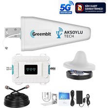 Gsm Sinyal Artırıcı Şebeke Telefon Internet Yükseltici 3 Band Set Ultra Güç 900 1800 2100