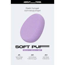 DMR Home About Tone Fondöten ve Likit Ürün Uygulama Için Özel Makyaj Süngeri About Tone Soft Puff