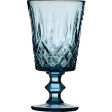 DMR Home Glas Sorrento Şarap Kadehi 29 cl 4 Adet Mavi