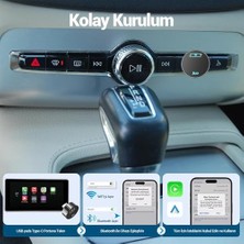 DMR Home Kablosuz Carplay Auto Kabloludan Kablosuza Çevirici USB ve Type-C Adaptör