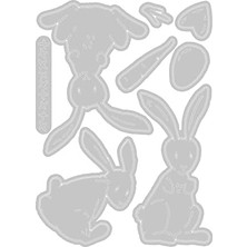 DMR Home Thinlits Damga Kalıbı Seti Stitch Tim Holtz, 15 Parçalı Set