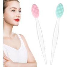 DMR Home Silikon Dudak Fırçalayın Fırça Dudak Scrubber Aracı Dudak Exfoliator Fırça Peeling Dudak Fırçalama Aracı Koyu Dudaklar Için