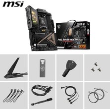 DMR Home Msı MB Meg X870E Ace Max Am5 Ddr5 8400MHZ(OC) USB 40GBPS 5x M.2 HDMI 2x Type-C Dp 10G Lan 5g Lan Wıfı 7 Rgb Atx