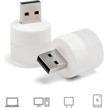 DMR Home USB Mini LED Lambalar, Okuma Işığı, USB Gece Lambası, Mobil Led, Bebek Uykusu, Mobil Şarj Lambaları Için Küçük Yuvarlak Işıklar (8 Adet)
