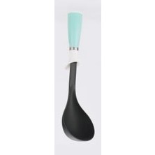 DMR Home Plastik Kepçe Çorba Kepçesi Sos Çorba Kepçesi 32 cm Yeşil