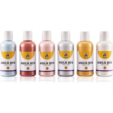 DMR Home Adel Akrilik Boya 60 ml x 6 Metalik Renkler