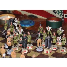Magnet Depo Çanakkale Temalı Satranç Takımı, Şah 8,5 cm