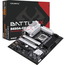 DMR Home Colorful Battle-Ax B650A-GHA Wıfı V14 Ddr5 7600MHZ Atx Am5 Gaming (Oyuncu) Anakart