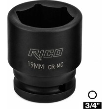 RICO 3/4 Altı Köşe Havalı Lokma 19 mm