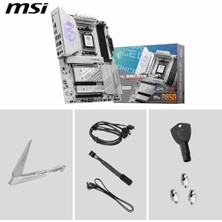 DMR Home Msı Mpg B850 Edge Tı Wıfı Am5 Ddr5 8400MHZ(OC) HDMI 4x M.2 USB 10GBS 5g Lan Wı-Fı 7 Atx