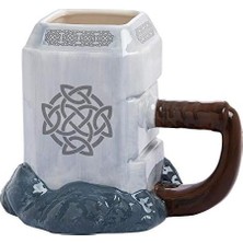 DMR Home Thor Mjolnir Seramik Oyulmuş Kupa